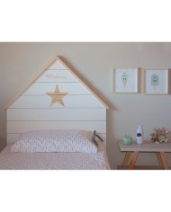 Cabecero casa con estrella