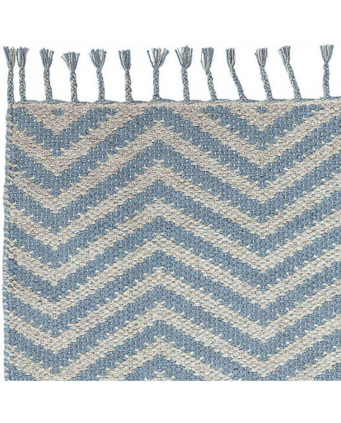 Alfombra Zig Zag azul