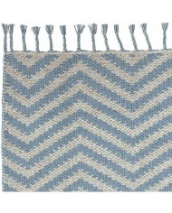 Alfombra Zig Zag azul