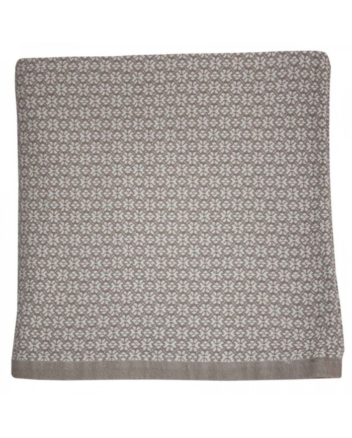 Manta jacquard lino