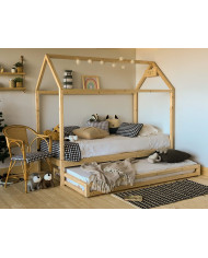 Cama casita con cajón cama nido