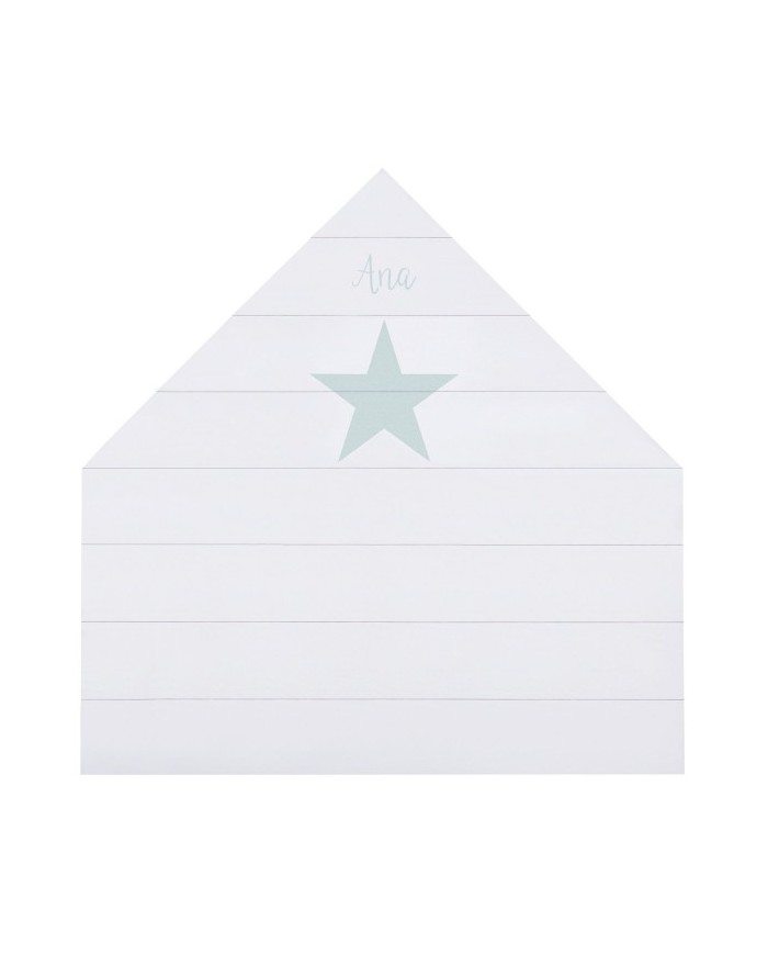 Cabecero casa con estrella