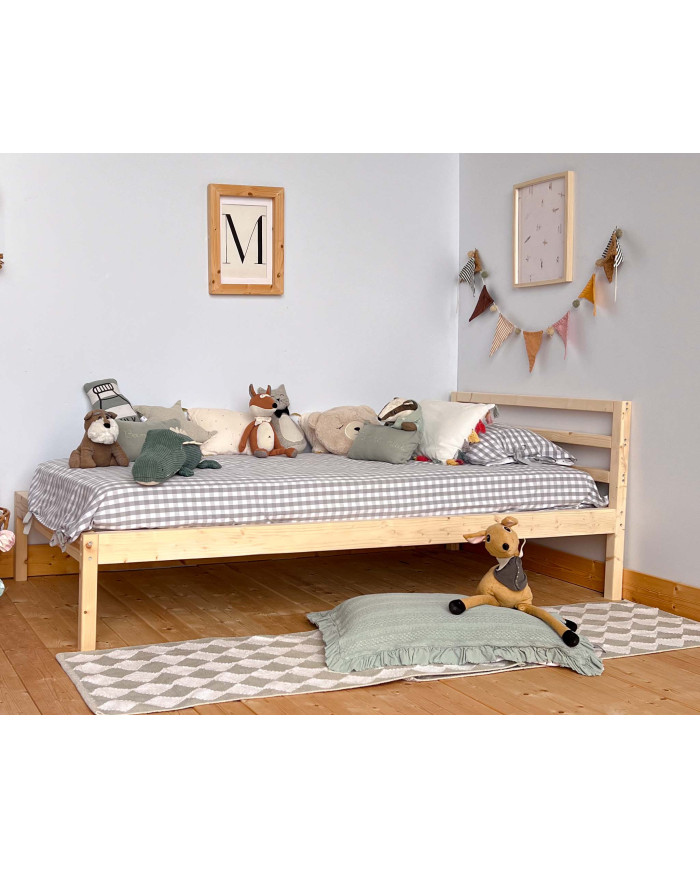 Cama casita frontal funcional