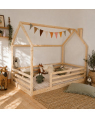 Cama Casita Montessori Evolutiva
