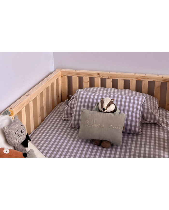 Cama clásica evolutiva 4 barreras con cajón cama nido