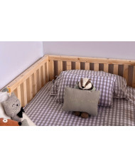 Cama clásica evolutiva 4 barreras con cajón cama nido