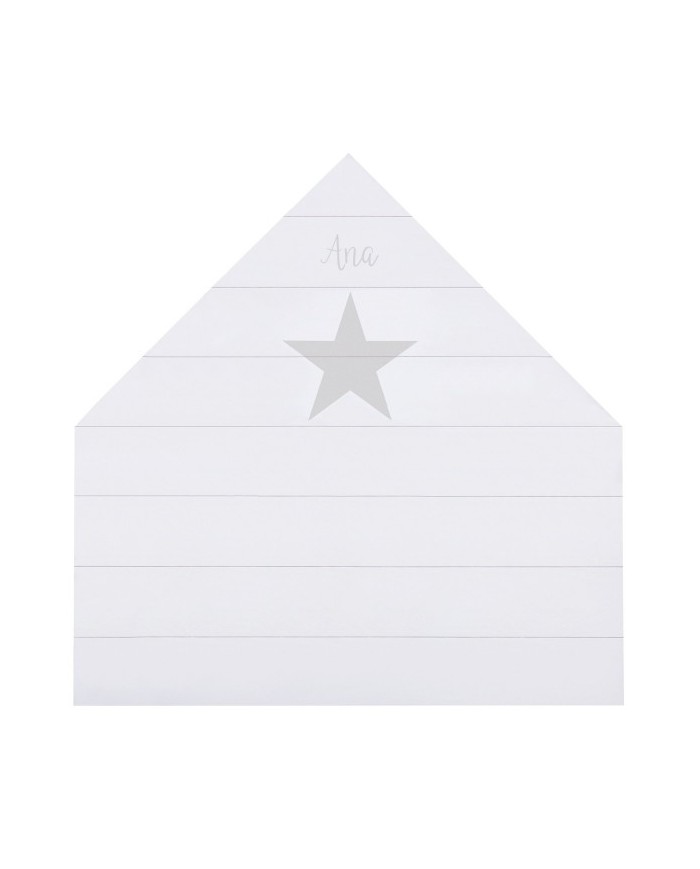Cabecero casa con estrella