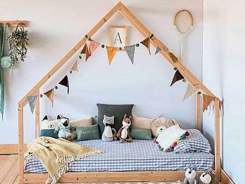 La cama Montessori que eligió María Pombo para su hija Vega
