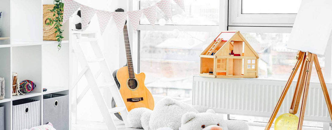 Decoración de habitación infantil con muebles Montessori