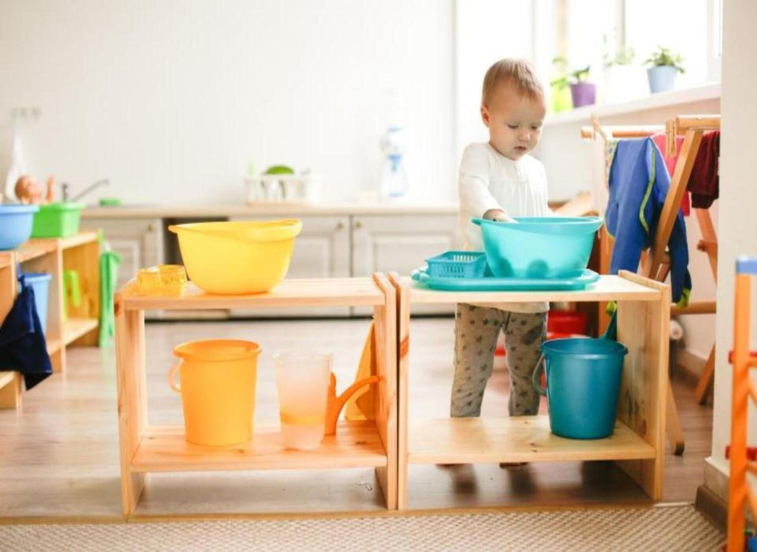 Muebles Montessori para bebés: innovación para su desarrollo
