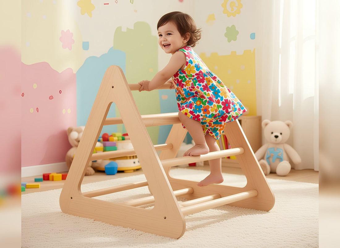 Pirámide Montessori: cómo la escalada impulsa el aprendizaje activo en la infancia