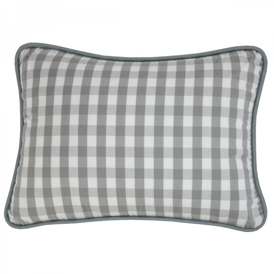 Cojín Vichy Gris