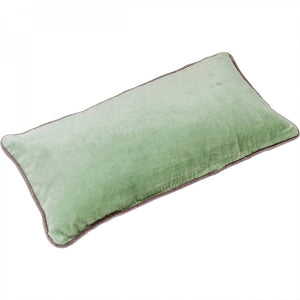 Cojín terciopelo verde claro
