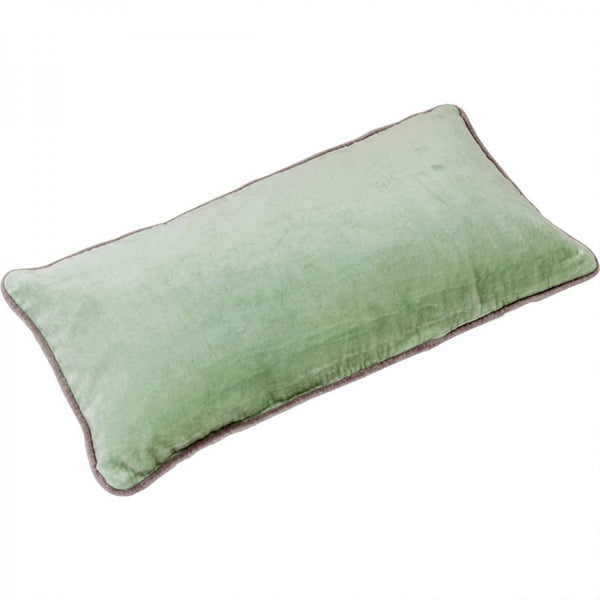 Cojín terciopelo verde claro