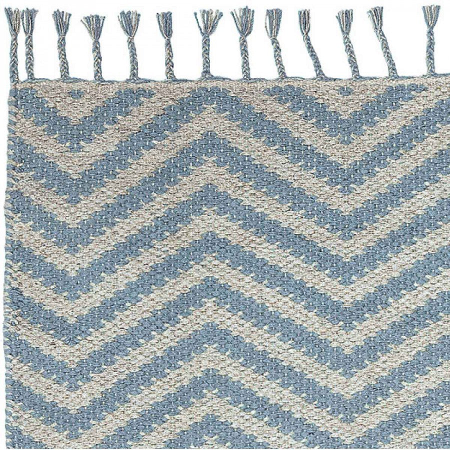 Alfombra Zig Zag azul