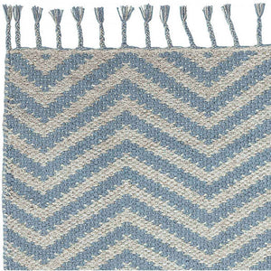 Alfombra Zig Zag azul