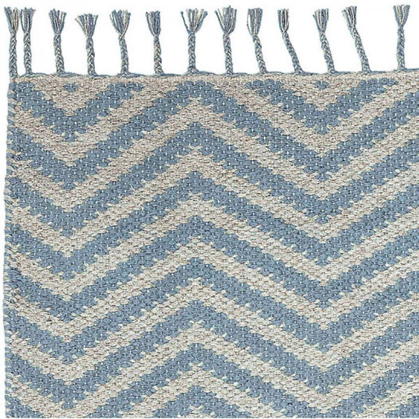 Alfombra Zig Zag azul