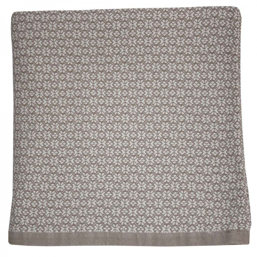 Manta jacquard lino