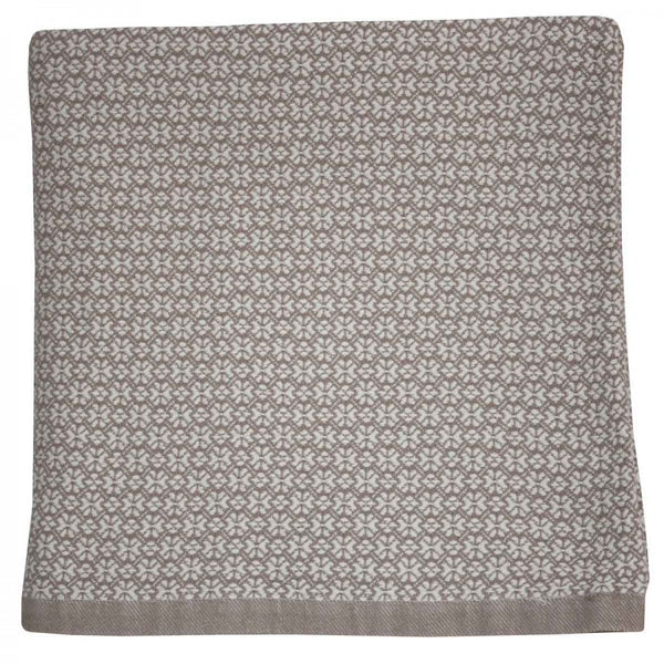 Manta jacquard lino