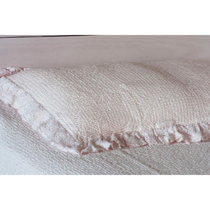 Funda de almohada rosa palo