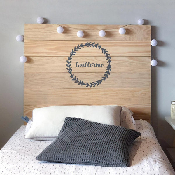 Cabecero Wimbledon madera natural
