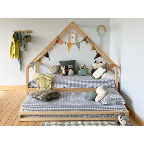 Cama cabaña con cajón cama nido