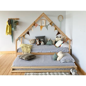 Cama cabaña con cajón cama nido
