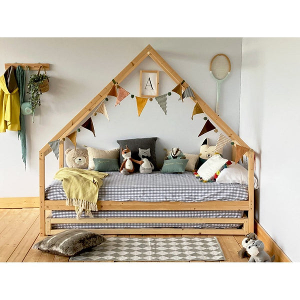 Cama cabaña con cajón cama nido