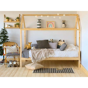 Cama casita alta