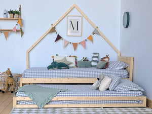 Cama cabaña lateral con cajón cama nido