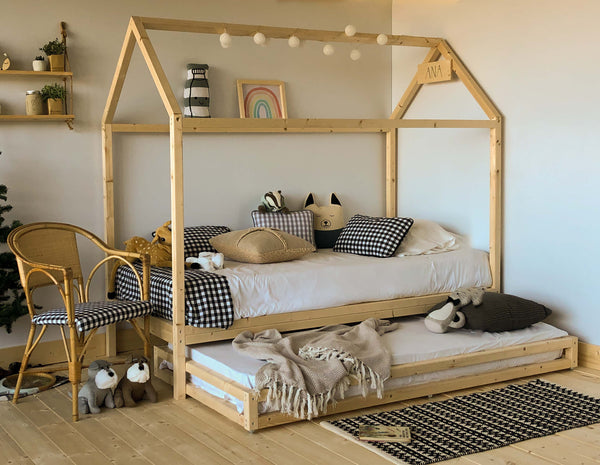 Cama casita con cajón cama nido