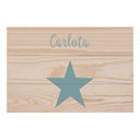 Cuadro estrella madera natural