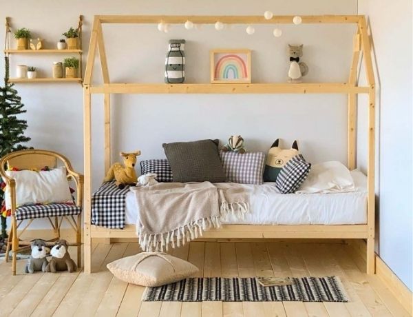 Cama Casita Montessori Evolutiva