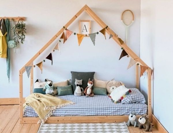 Cama Montessori Evolutiva Cabaña