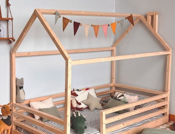 Cama funcional casita