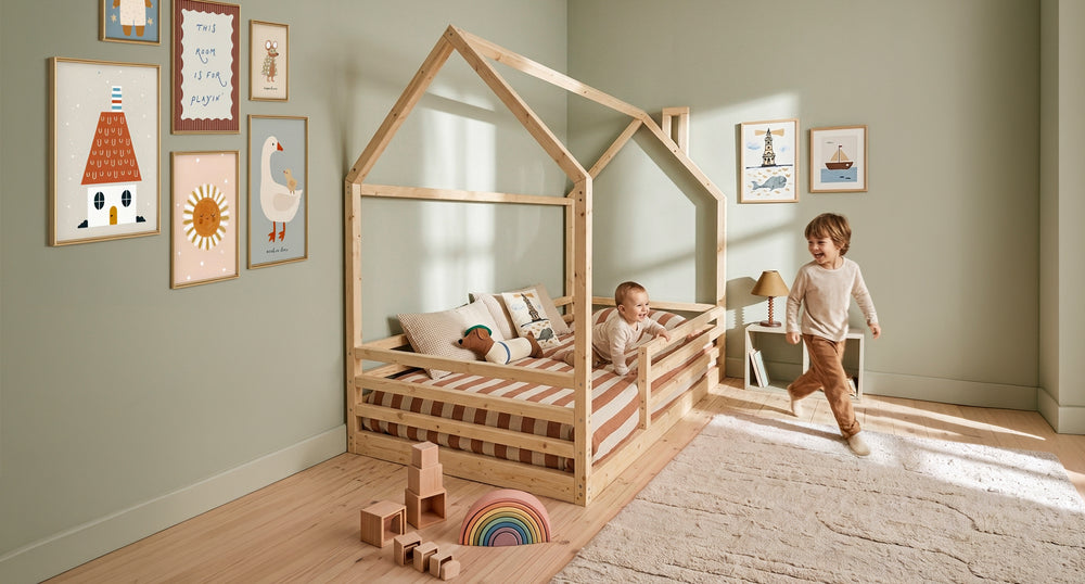 Cama funcional casita