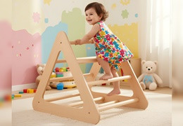 Pirámide Montessori: cómo la escalada impulsa el aprendizaje activo en la infancia